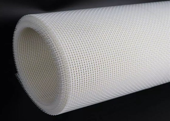 0.5 Mm 1mm Hole Plan Weave Square Hole Polyester Mesh Belt For Drying And Conveying