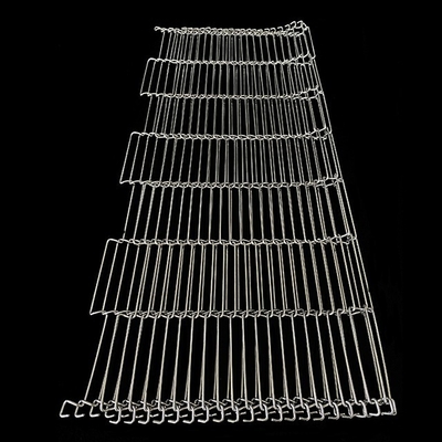 Flat Flex Conveyor Stainless Steel Wire Conveyor Belt Support Customized
