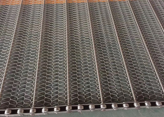 304SS acorrentam correias da rede de arame/correias transportadoras Chain para máquina de secagem dos macarronetes