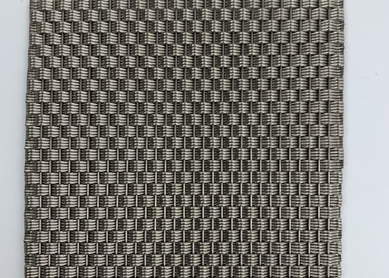 Corrosion Resistant High Strength Woven Structure Stainless Steel Decorative Mesh