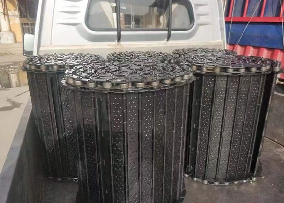 Long Life Stainless Steel Chain Mesh Conveyor Belt Punching / Weaving Type