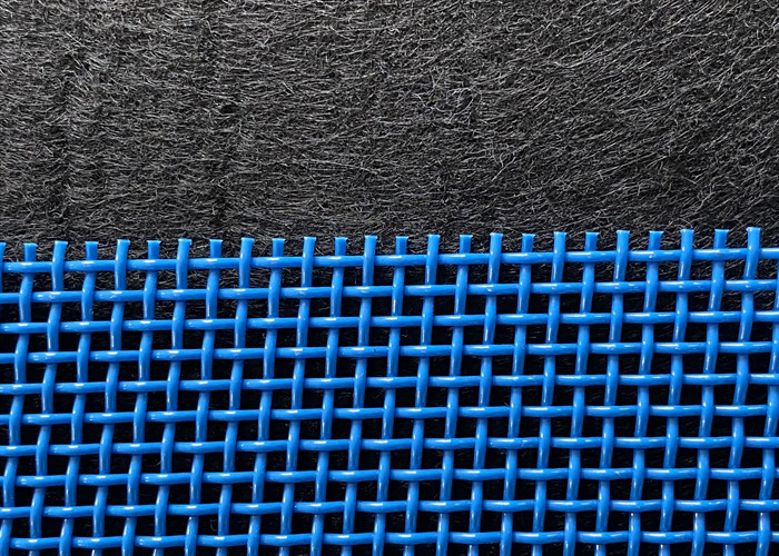 Cinturão de malha quadrada de poliéster com alta permeabilidade ao ar 6000-32000 M3/M2h para transportador