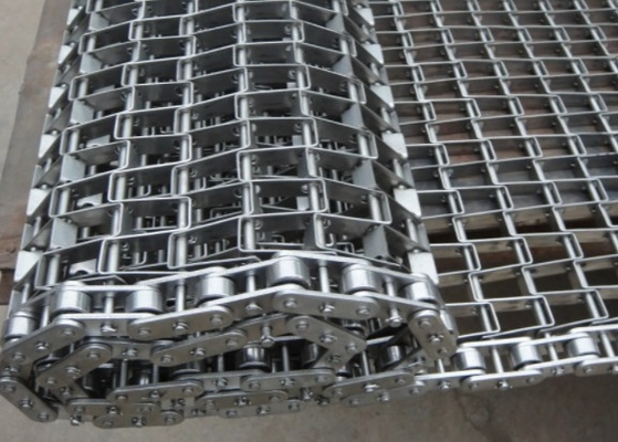 Fio liso de aço inoxidável Mesh Belt For Durable Conveyor do elo de corrente 304