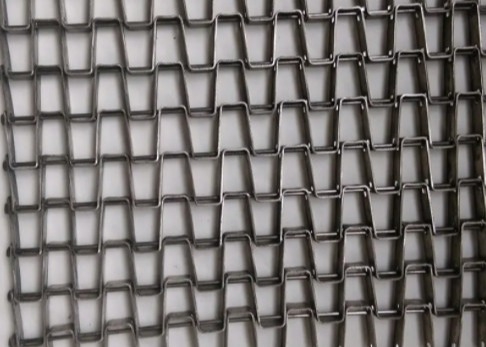 316 fio liso de aço inoxidável Mesh Belt Conveying Corn