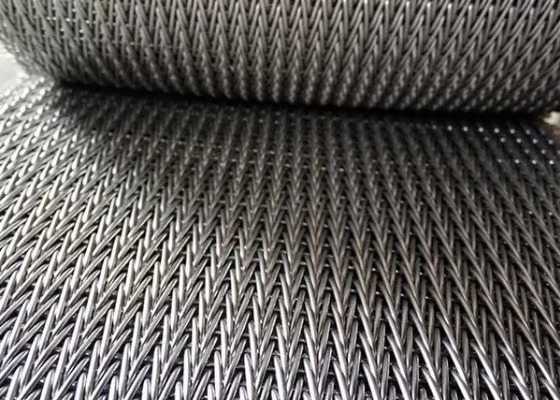 Resistência de alta temperatura 310 Mesh Conveyor Belt Cord Weave para a fornalha de aglomeração