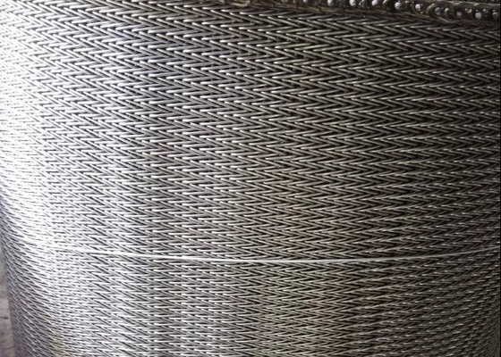 O composto do produto comestível equilibrou a correia de aço inoxidável para o cozimento