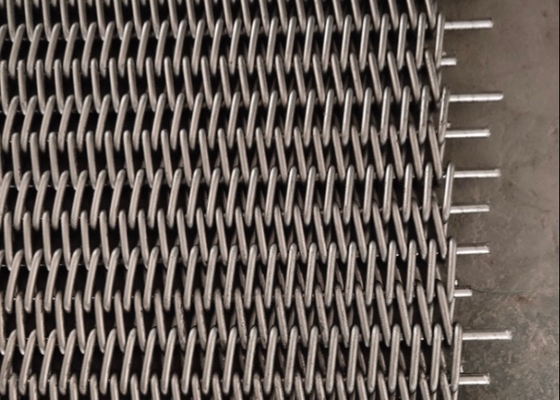 O biscoito que coze o composto de aço de Mesh Type Conveyor Belt Carbon equilibrado tece