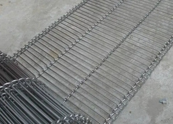 Malha lisa de alta temperatura 316l de Flex Conveyor Belt Cakes Metal
