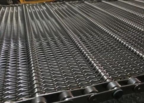 Coza a corrente Mesh Conveyor Belt 316 do pão de aço inoxidável