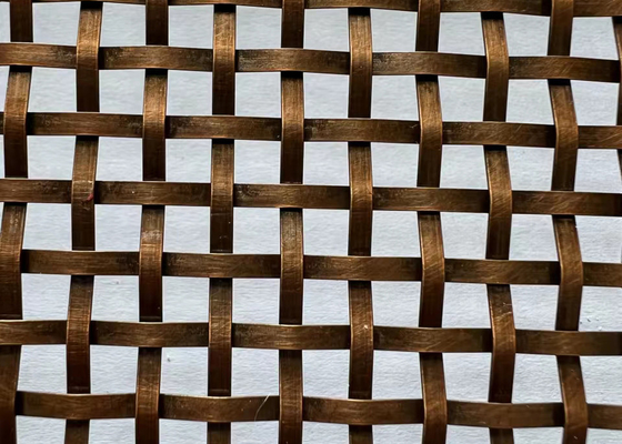 Fio arquitetónico resistente Mesh For Furniture Cabinet Door da corrosão 0.8mm