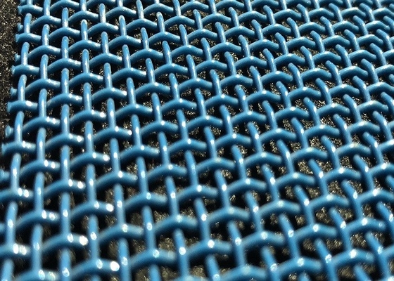   resistente de alta temperatura do furo de Mesh Belt Plain Weave Square do poliéster