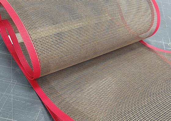 Correia transportadora de malha de ptfe PTFE resistente ao calor secadora uv para carpete
