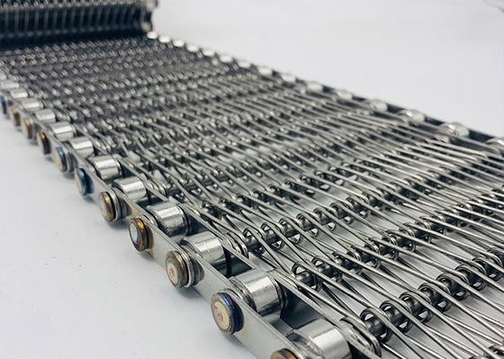 o equilíbrio largo do metal de 1m tece o fio Mesh Belt SS304 de aço inoxidável