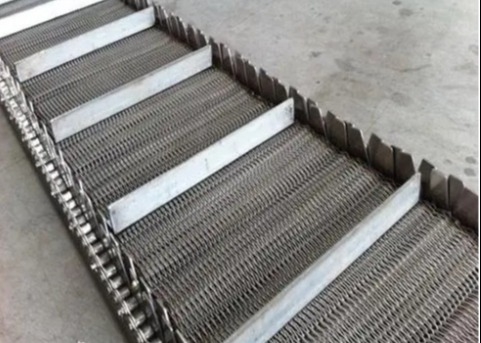 mina de carvão resistente espiral de aço inoxidável de 0.2-4.0m Mesh Belt For High Temperature