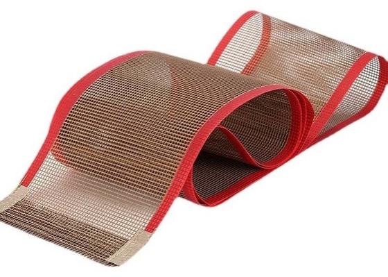 A indústria do produto comestível lubrifica a correia transportadora da fibra de vidro resistente de Ptfe