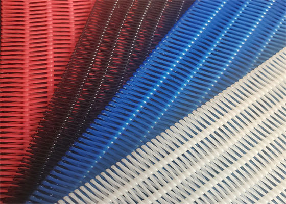 Borda espiral da colagem de Mesh Belt With 2-3cm do secador do bom poliéster da permeabilidade do ar