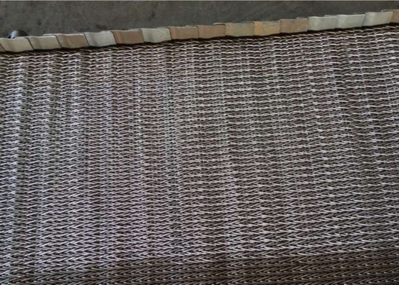 O composto do produto comestível SUS304 equilibrou a correia para o alimento que frita o forno