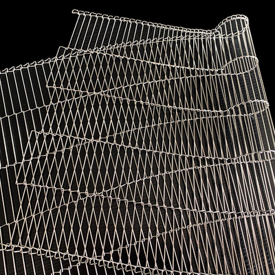 Cadeia de fabricação de aço inoxidável Flex Conveyor Belt Produces Chocolate liso