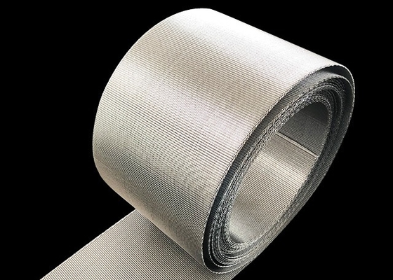 Diâmetro de aço inoxidável 0,1 da malha 0.1mm da rede de arame 200 da tensão alta - 2kg/Meter