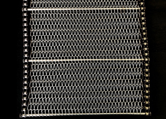 316 Corrente de aço inoxidável Mesh Conveyor Belt For Advertising Empresa