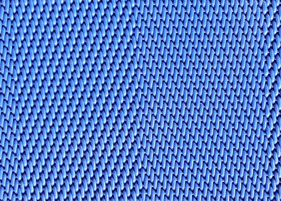 Amostra resistente de Mesh Belt Acid And Alkali do poliéster azul disponível