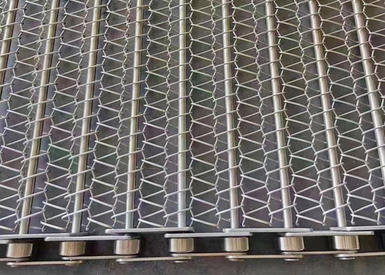 Anti largura corrosiva 30cm-4m da correia transportadora do elo de corrente do produto comestível