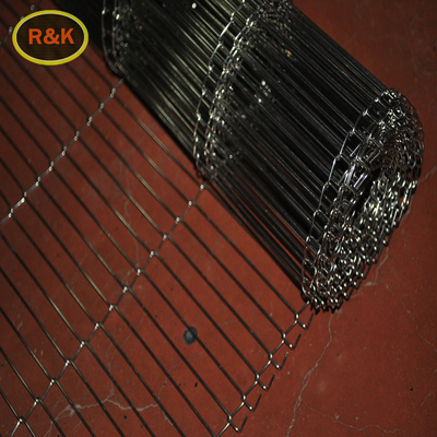 Cinturão de malha espiral de 3-200m para transporte de limpeza, secagem, refrigeração, assar, assar com um diâmetro de 2,5-50 mm