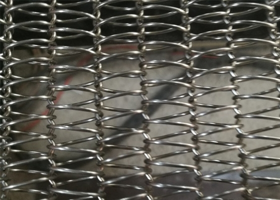 diâmetro de fio duradouro de Mesh Belt 0.8-4mm da espiral de 0.3-3.6m