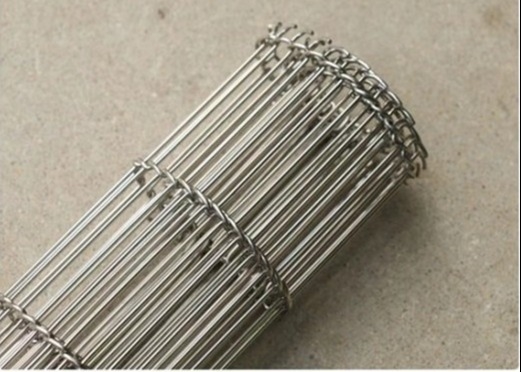 0.9mm resistente ao calor Flat Wire Mesh conveyor belt para industrial