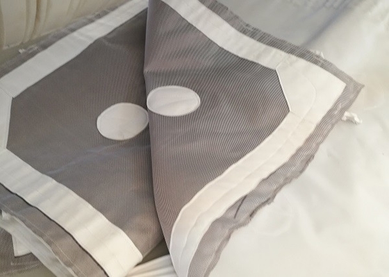 Estrutura do tecido de twill Pp Filtro de tecido 350g-500g/M2 Resistência ao ácido