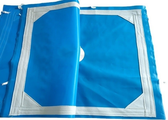 Tecido de filtro de polipropileno de polipropileno de cor azul