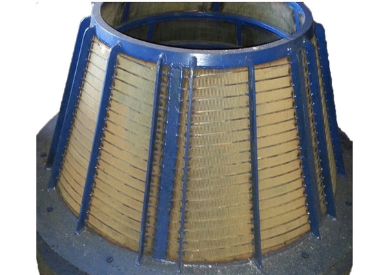 0.25mm 0.5mm centrífuga SS 304 centrífuga de carvão cesta para processamento de mineração