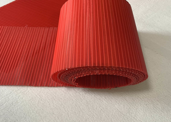 Cinturão de malha de poliéster branco azul vermelho sem fim para permeabilidade e durabilidade