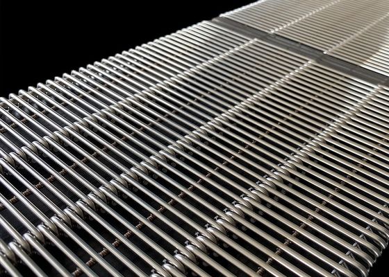 Cinturão transportador de aço inoxidável de 50 cm para transporte de alimentos