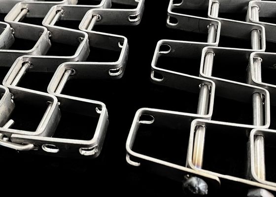 Faixa transportadora de honeycomb de aço inoxidável para transporte de garrafas de cerveja