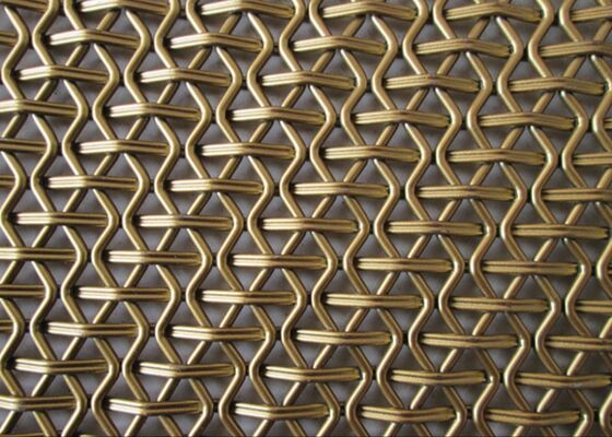 Malha de cobre de aço inoxidável em espiral para paredes de cortinas, fachadas de hotéis e telas decorativas de shoppings