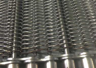 304 / Produto comestível espiral da correia da malha de 316 Sus para transportar e secar o alimento