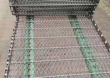 Da correia de aço inoxidável da malha do produto comestível do cozimento de Bisuit resistente de alta temperatura