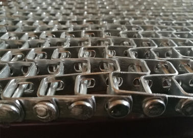 Favo de mel alto que cerca, superfície plana do aço carbono da correia transportadora que classifica sistemas