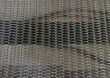 a largura 200mm-5000mm da correia da malha do alimento de 316L SS fáceis limpa para refrigerar do alimento