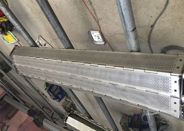 Correia transportadora de placa do metal dos SS para as peças de maquinaria Transort do alimento da desidratação