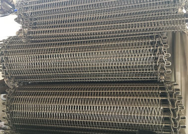 Resistência de desgaste alta da correia da malha da espiral do aço carbono para a linha de produção da espuma