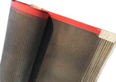 Uso da secagem dos alimentos para animais de estimação do furo de Mesh Conveyor Belts 4*4 milímetro da fibra de vidro de PTFE