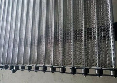 Correia durável da malha da espiral do metal com os 304 de aço inoxidável para a máquina da panificação