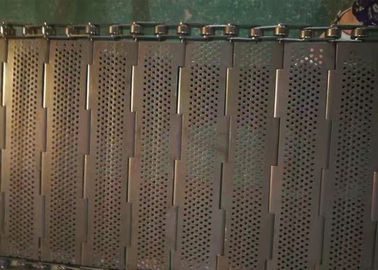 A correia transportadora da malha Chain robusta, pode ser reutilizada facilmente limpou
