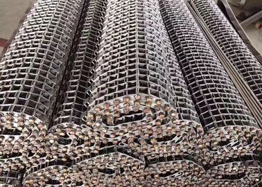 Forma de aço inoxidável de Mesh Conveyor Belt Customized Hole do fio horizontalmente 310