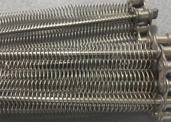 Ácido que resiste a correia transportadora da malha Chain de aço inoxidável a transportar produtos