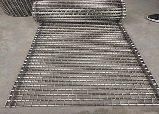 Petisco resistente de alta temperatura que frita a corrente de aço inoxidável Mesh Conveyor Belt