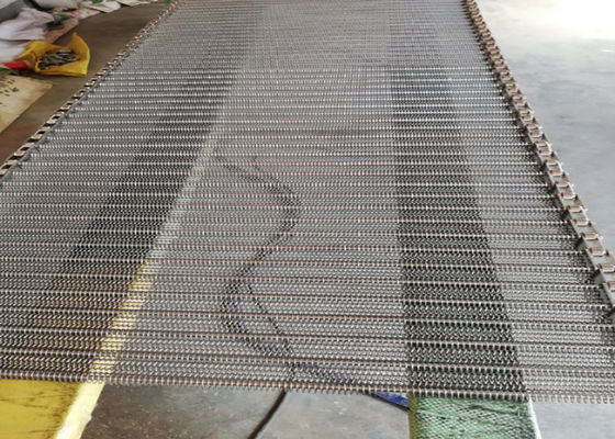 Vegetais que lavam e que secam 304 a corrente de aço inoxidável Mesh Conveyor Belt