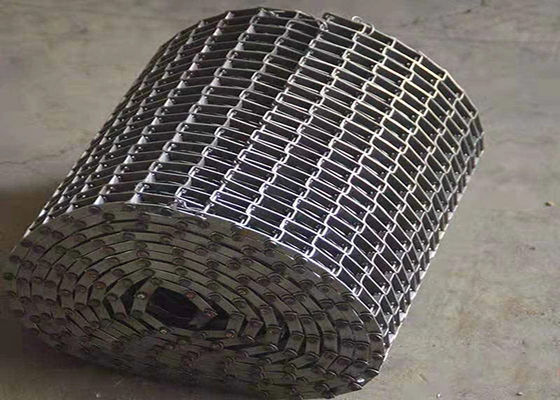Fio liso Mesh Belt de aço carbono da longa vida de Transportaion da carga pesada
